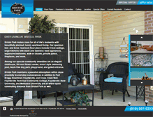 Tablet Screenshot of bristolparkapartmenthomes.com
